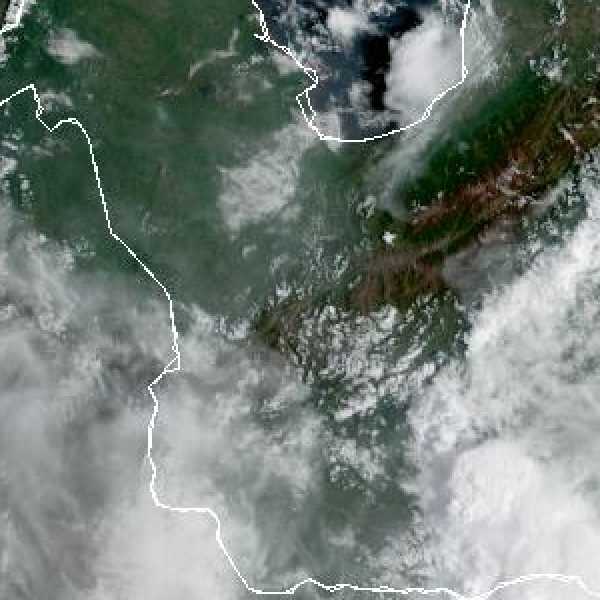 météo tropicale : Image satellite .