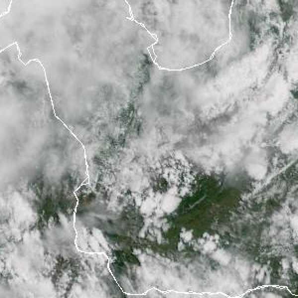météo tropicale : Image satellite .