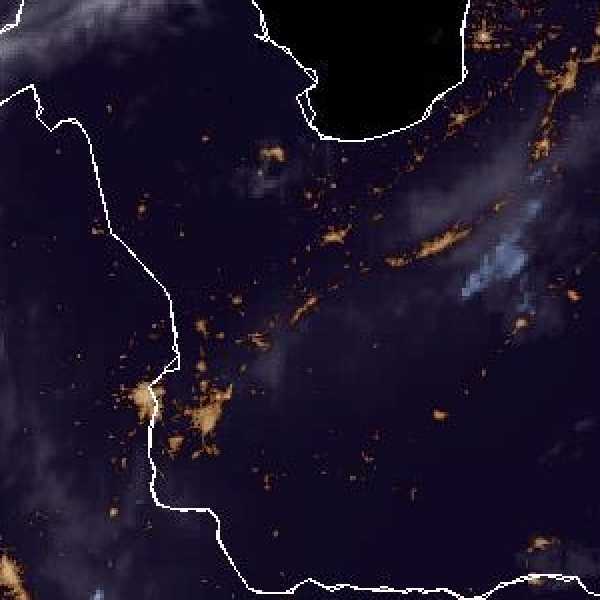 météo tropicale : Image satellite .