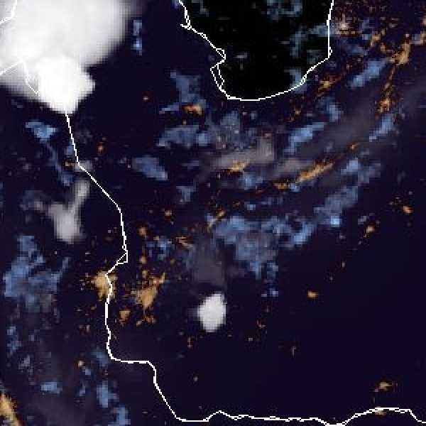 météo tropicale : Image satellite .