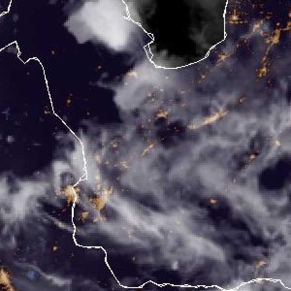 météo tropicale : Image satellite .