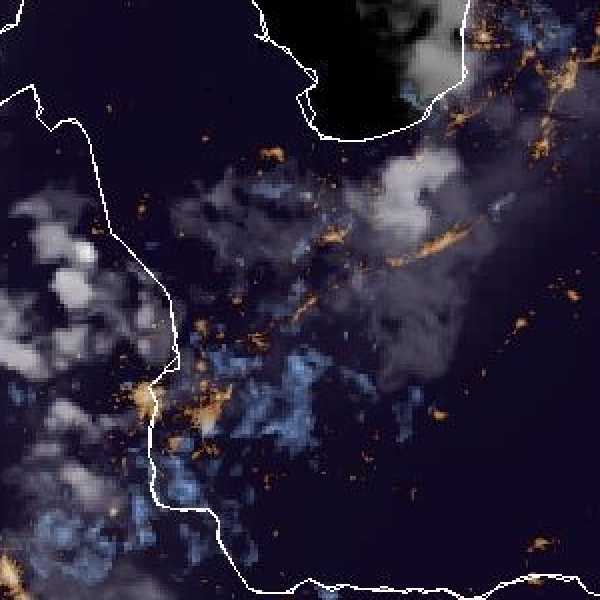 météo tropicale : Image satellite .