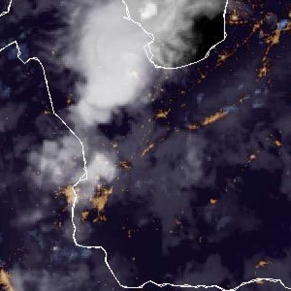 météo tropicale : Image satellite .