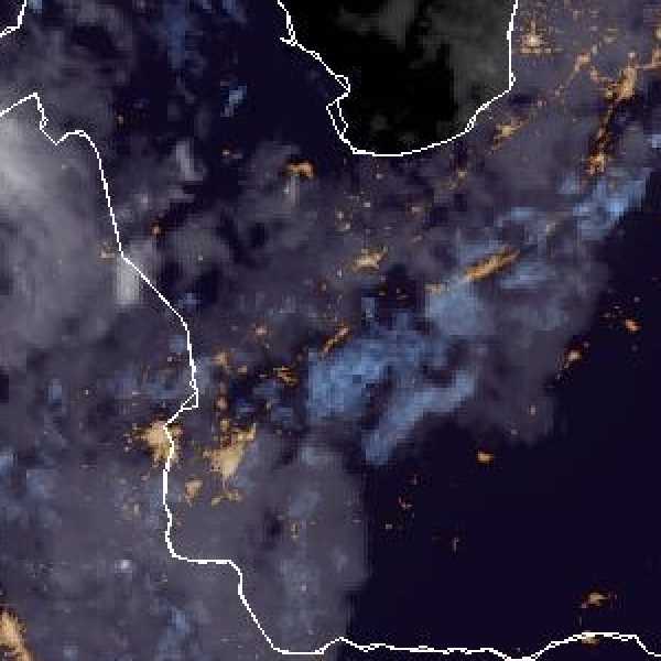 météo tropicale : Image satellite .