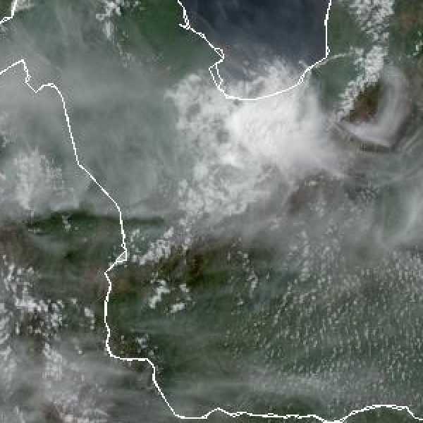 météo tropicale : Image satellite .