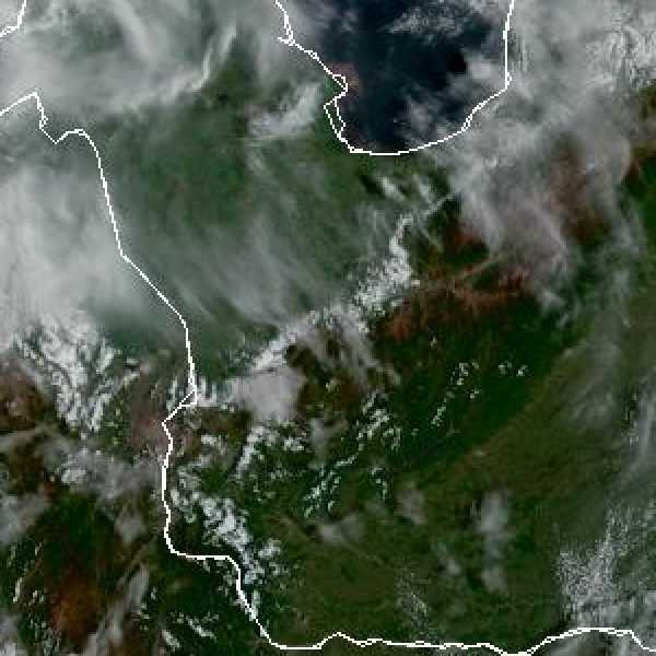 météo tropicale : Image satellite .
