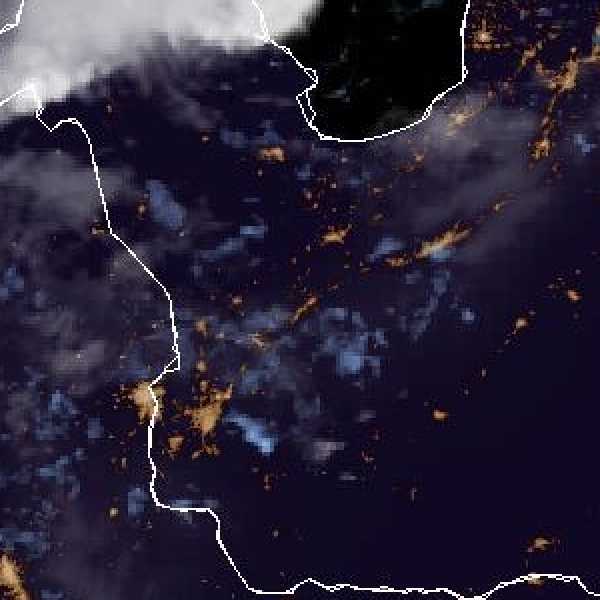 météo tropicale : Image satellite .