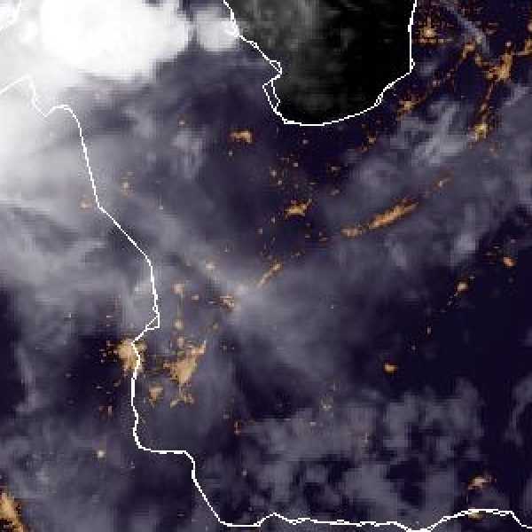 météo tropicale : Image satellite .