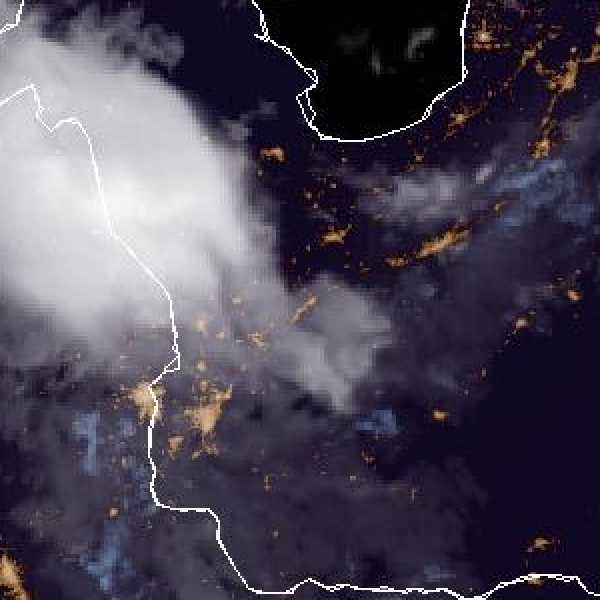 météo tropicale : Image satellite .