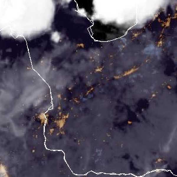météo tropicale : Image satellite .