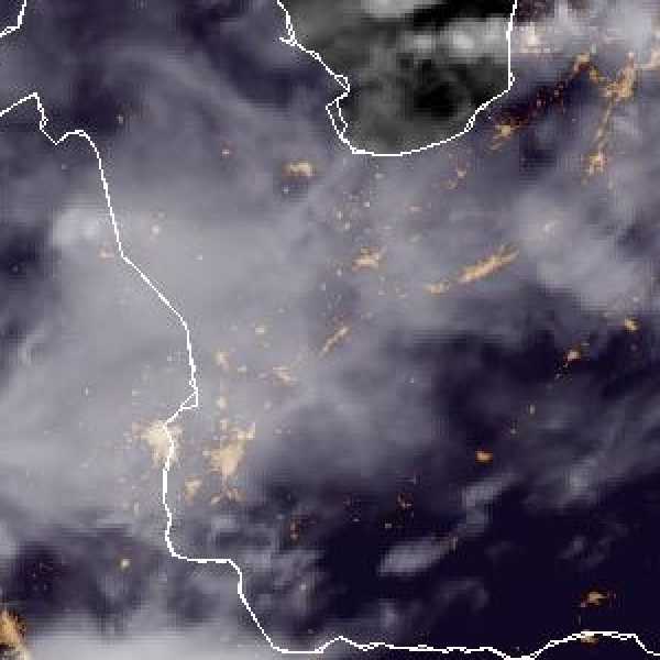 météo tropicale : Image satellite .