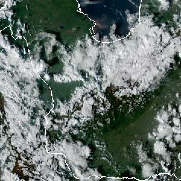 météo tropicale : Image satellite .