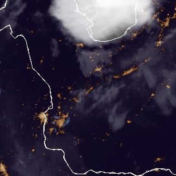 météo tropicale : Image satellite .