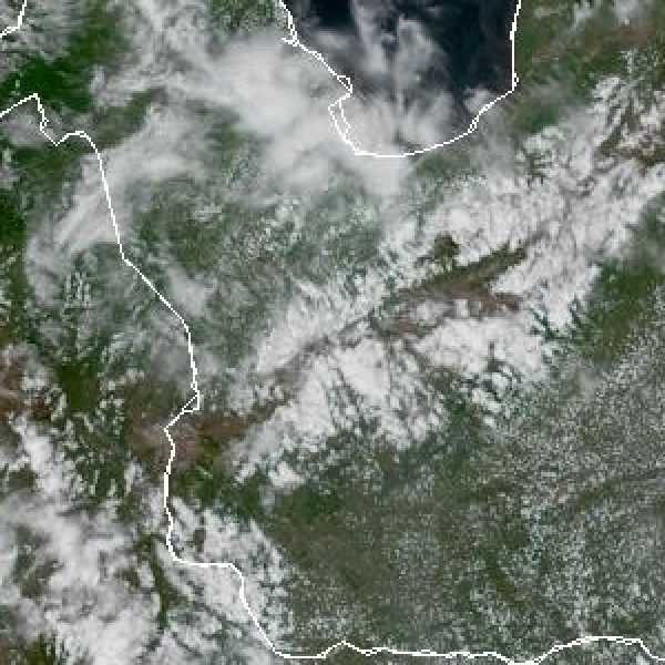 météo tropicale : Image satellite .