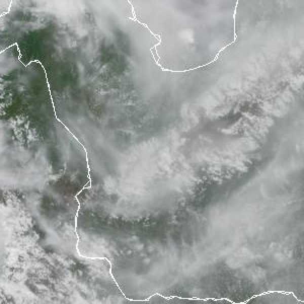 météo tropicale : Image satellite .
