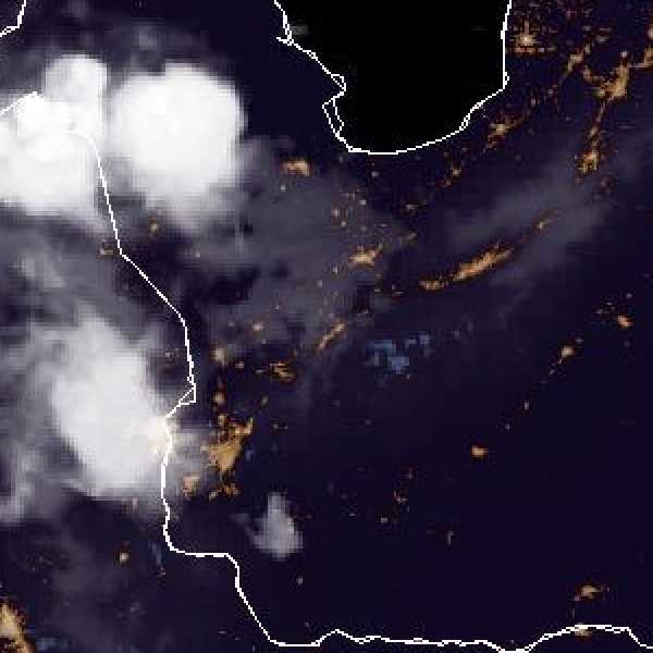 météo tropicale : Image satellite .
