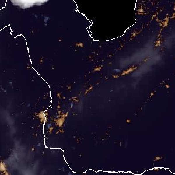 météo tropicale : Image satellite .