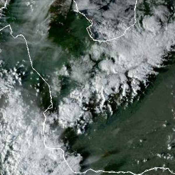 météo tropicale : Image satellite .