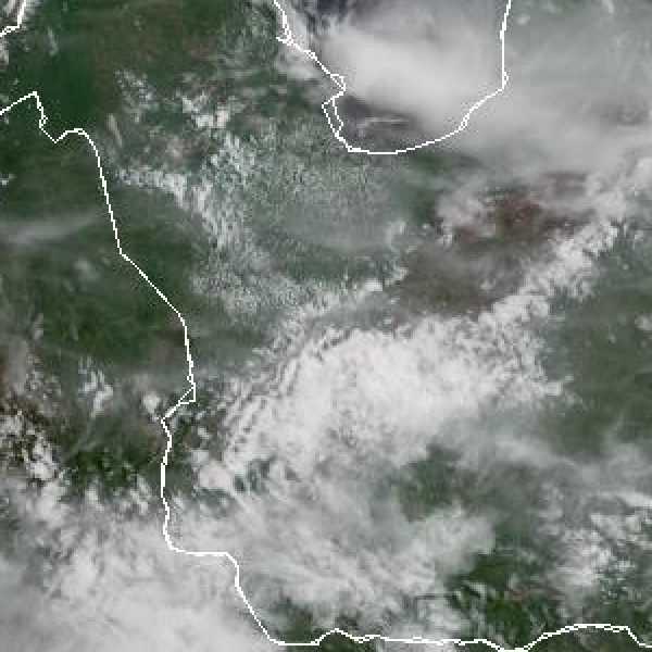 météo tropicale : Image satellite .