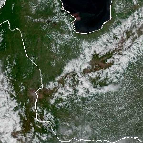 météo tropicale : Image satellite .