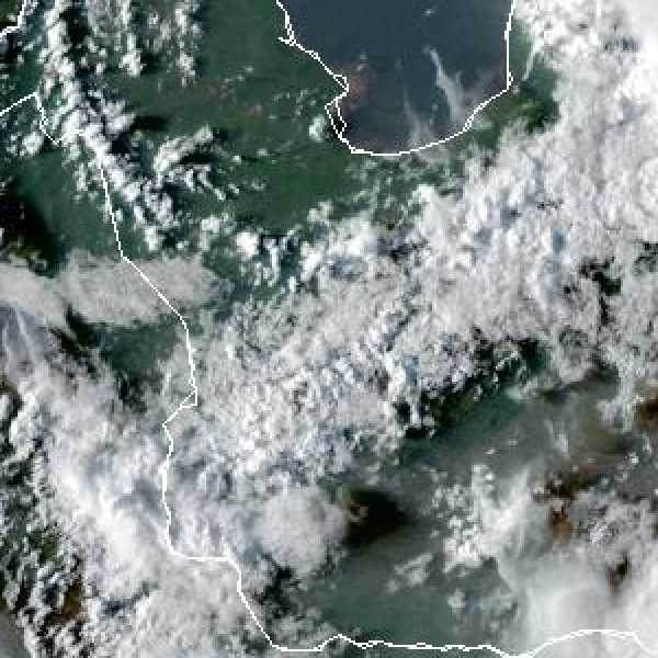 météo tropicale : Image satellite .