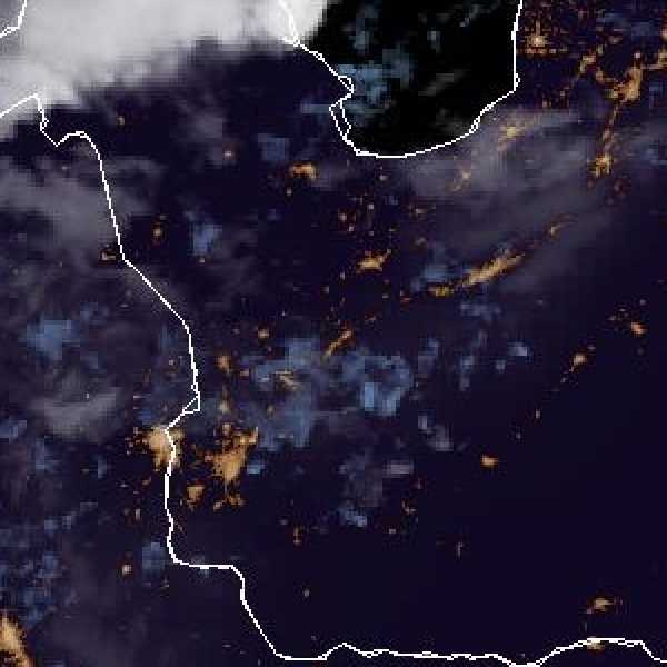 météo tropicale : Image satellite .