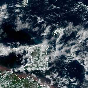météo tropicale : Image satellite .