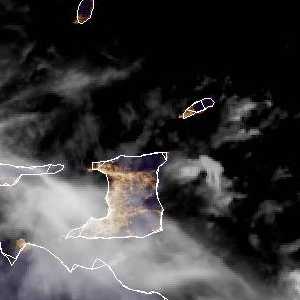 météo tropicale : Image satellite .