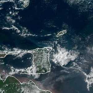 météo tropicale : Image satellite .