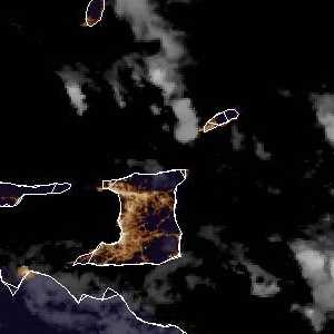 météo tropicale : Image satellite .