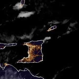 météo tropicale : Image satellite .