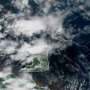 météo tropicale : Image satellite .