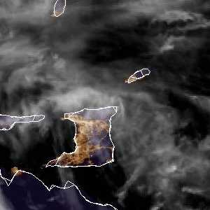 météo tropicale : Image satellite .