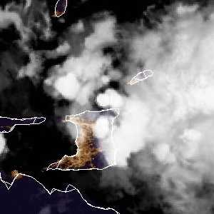 météo tropicale : Image satellite .
