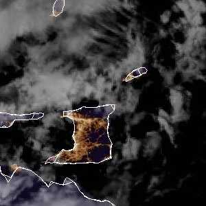 météo tropicale : Image satellite .
