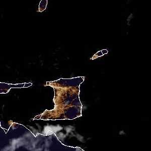 météo tropicale : Image satellite .