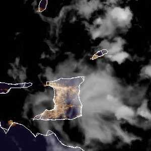météo tropicale : Image satellite .
