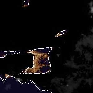 météo tropicale : Image satellite .