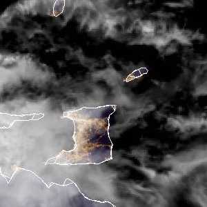 météo tropicale : Image satellite .