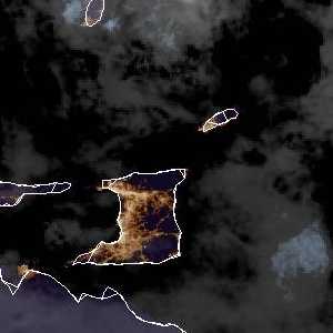 météo tropicale : Image satellite .