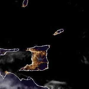 météo tropicale : Image satellite .