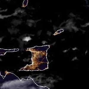 météo tropicale : Image satellite .