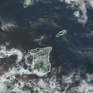 météo tropicale : Image satellite .
