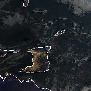 météo tropicale : Image satellite .