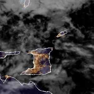 météo tropicale : Image satellite .