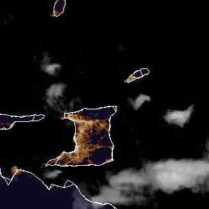 météo tropicale : Image satellite .