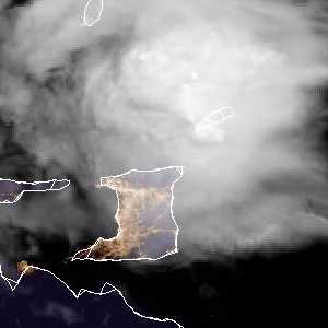 météo tropicale : Image satellite .