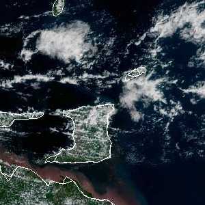 météo tropicale : Image satellite .