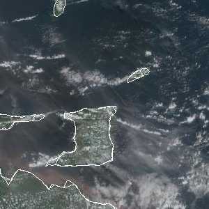 météo tropicale : Image satellite .