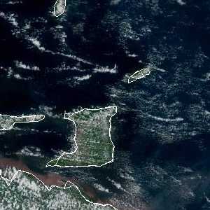 météo tropicale : Image satellite .